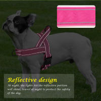 Harnés Reflectante De Nylon Ajustable Para Perros Medianos Y Grandes Ideal Para Entrenamiento Y Caminar Sin Pulling Estilo Chaleco Disponible En Tamaños S/M/L/XL - details 3