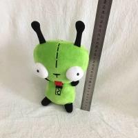 Figura De Peluche Alien ET 3D Ojos Verdes Invader ZIM GIR Para Perros Juguete Suave Coleccionable Regalo De Navidad Para Niños Material De Peluche Relleno De Algodón PP Tamaño 20cm Unisex - details 1