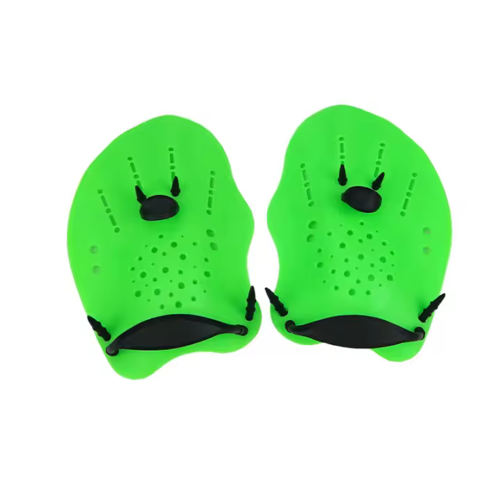 Paletas de Natation para adultos y niños para servir a Nadar y aprender Los Brazos para mejor la velletdad de Natation Nuevas Paletas de color Macaron - 1