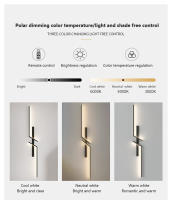 Lámpara De Pared LED Moderna 13W-18W Luz Para Dormitorio Y Sala De Estar Iluminación Interior Doméstica Con Sombrilla Aluminio Ajustable - details 2