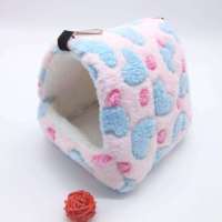 Cama Suave De Invierno Para Hamster Nido Pequeño Para Surtido Guisante Casa De Conejo Rodente Erizo Cama De Algodón Para Animales De Compañía - details 3