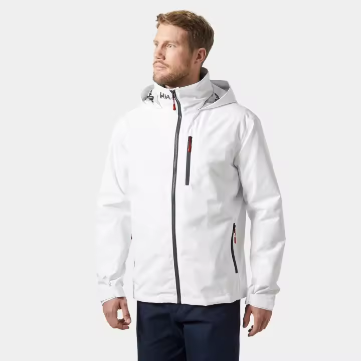 Chaqueta Blanca Helly Hansen Crew Hooded Midlayer Sailing Jacket 2.0 White - 1