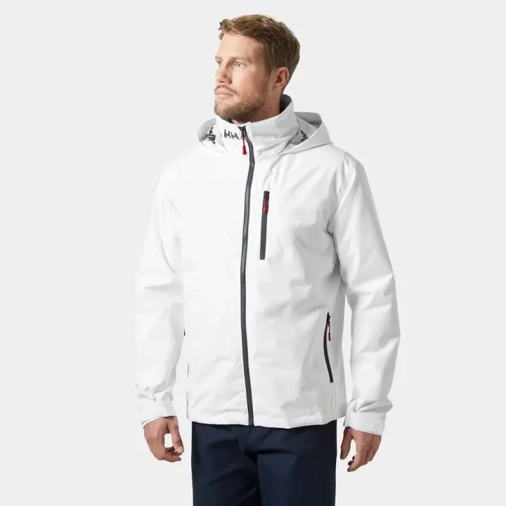 Chaqueta Blanca Helly Hansen Crew Hooded Midlayer Sailing Jacket 2.0 White - 1