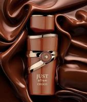 Perfume árabe de hombre Just Choco Fragance world 100ml,Fragancia masculina  Aroma ultra gourmand,cálida y sensual y  Larga duración y proyección suave NOVEDAD - details 0