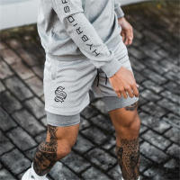 Shorts De Verano Para Hombre Con Impresión Transpirable 2 En 1 Fitness Running Quick Dry Shorts De Malla Para Bodybuilding - details 8