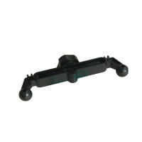 Soporte De Teléfono Para Coche Universal Con Cabeza De Bola De 17mm Adaptador De Longitud Para Conectar 2 Móviles Accesorio De Modificación Color Negro - details 2