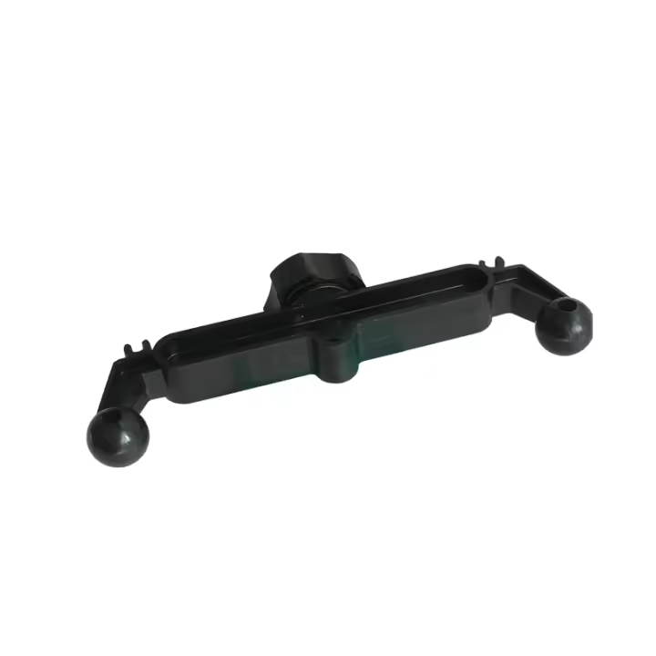 Soporte De Teléfono Para Coche Universal Con Cabeza De Bola De 17mm Adaptador De Longitud Para Conectar 2 Móviles Accesorio De Modificación Color Negro - 1