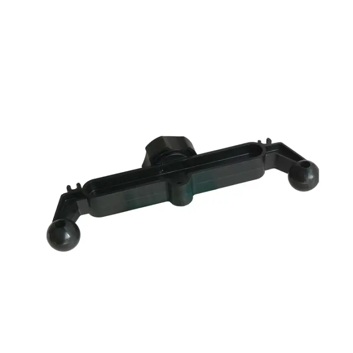 Soporte De Teléfono Para Coche Universal Con Cabeza De Bola De 17mm Adaptador De Longitud Para Conectar 2 Móviles Accesorio De Modificación Color Negro - 1