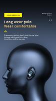 Auriculares Inalámbricos Bluetooth BQ30 Con Pantalla Digital Y Control Táctil Inteligente Para Deportes Auriculares In-ear De Gran Tamaño - details 4