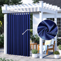 Cortina Térmica Impermeable Para Exterior 1PC Bloqueo De Sol Para Patio Porche Pergola Cabana Decoración Clásica Estilo Sólido - details 9