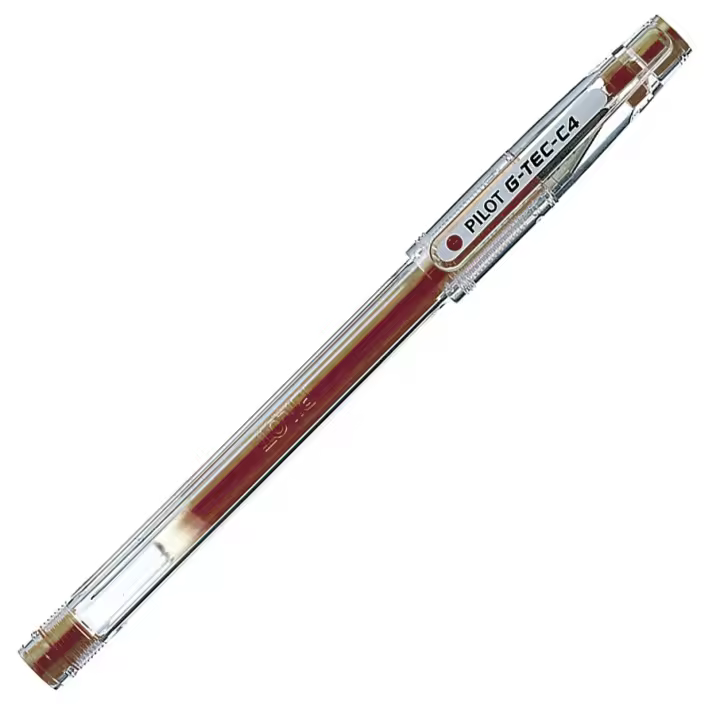 Pilot G-TEC-C4 Tinta Gel con Capuchón Trazo 0,2mm, Marrón - 1