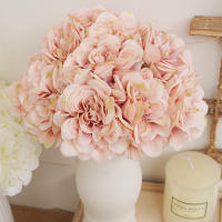 5Pcs Flores Artificiales Peonías Rosas De Seda Para Decoración De Hogar Centros De Mesa Fiesta Navidad Boda DIY - details 4