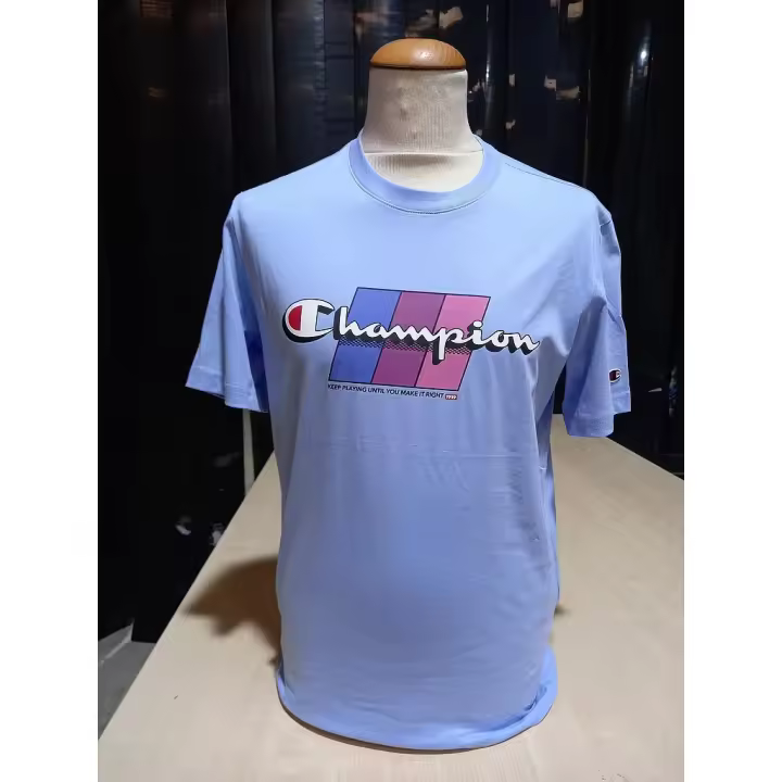 Camiseta CHAMPION SS TEE 221219 PWB Azul - 1