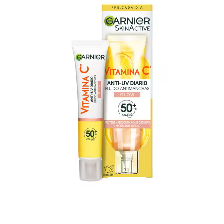 Cosmética Facial Garnier SKINACTIVE VITAMINA C fluido antimanchas SPF50+ - 1