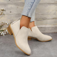 SP Zapatos de mujer de talla Grande otoño 2012 Botas de ante para Mujer Botas Chelsea Martin para Mujer Botas Cortas y Botas desnudas de estilo Británico, - details 8