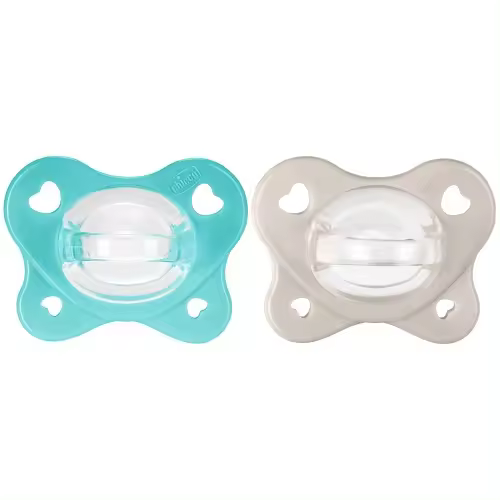 Chicco Chupete Ph Dual Soft Silicona Azul 6-16M 2Uds - 1