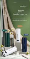 Hervidor Eléctrico Portátil De Té Y Café 110V/220V Termo Con Menú En Inglés Para Viajes Hervir Agua Y Stewable Acero Inoxidable Con Pantalla Digital Protección Anti-Dry Y Overheat - details 2