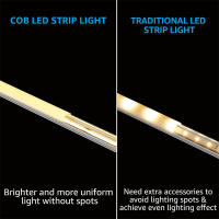 Tira De LED COB Flexible 1M 5V USB 400 LEDs/M Blancos/Blanco Cálido/Blanco Natural Alta Densidad Con RA90 FCOB Luz De Tira LED - details 6
