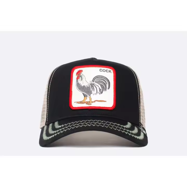 Gorra Goorin Bros The Cock Negra Ajustable Snapback - 1