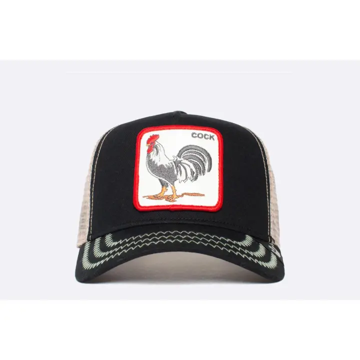 Gorra Goorin Bros The Cock Negra Ajustable Snapback - 1