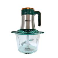 Swiss Line  Picadora Eléctrica - Bol Acero Inoxidable + Bol de vidrio 3 Litros/ 1200w 2 velocidades. Accesorios variados. Pica todo tipo de alimentos. Procesador de alimentos frutas, verduras y carnes. - details 1