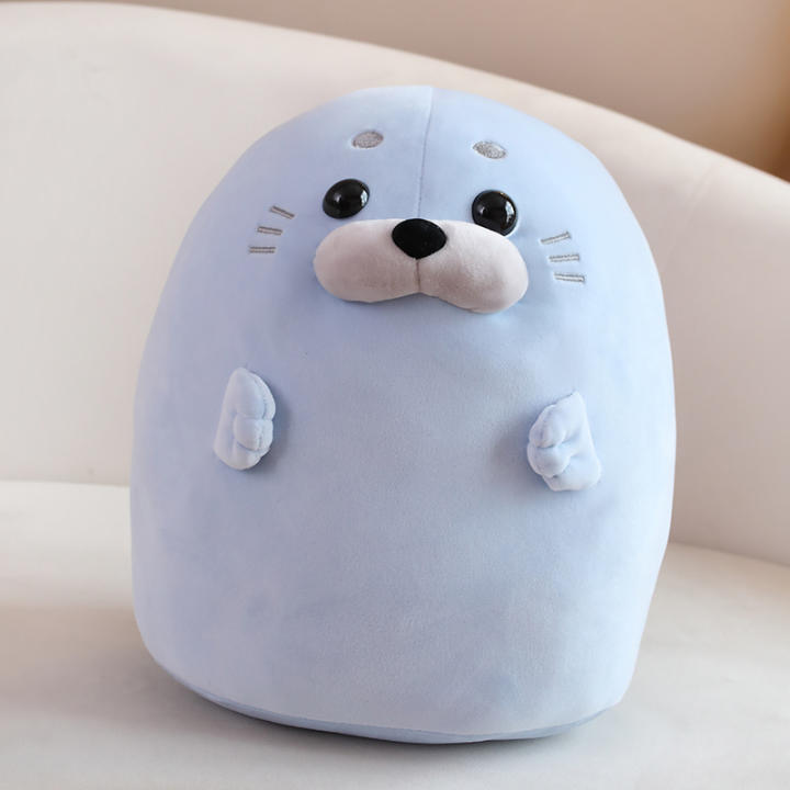 Nueva Adorable Peluche De Señorón En Algodón Sastre Juguete De Lobo Marino Suave Regalo Kawaii Para Dormir Y Abrazar - 1