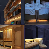 Tira De Luz LED Con Sensor De Movimiento 1M-5M Para Armario Cama Escalera Iluminación De Gabinete Operada Por Batería - details 11