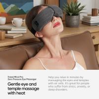 Masajeador ocular, espejo de masaje calentado bluetooth, alivio de migrañas / ansiedad / ojo seco / mejora del sueño / meditación, compresa caliente a temperatura constante de grafeno, pulso de baja frecuencia - details 6