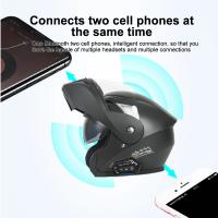 BT22 Auriculares Bluetooth Para Casco De Motocicleta Con Micrófono Suave Y Altavoz Estéreo Handsfree Wireless Para Moto Compatible Con Todos Los Cascos - details 10