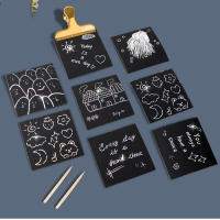 Papel De Arañar Arcoíris Holográfico Mini Tarjetas De Notas Para Arte Y Manualidades Regalo Para Niñas Y Niños Suministros Para Navidad - details 6