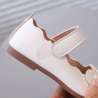 Zapatos De Princesa Para Niñas Primavera Verano Con Cordones Suaves Y Antideslizantes Casual De Cuero Sólido Talla True - details 4