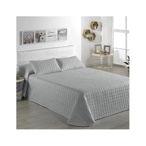 Colcha Bouti Cosida Hotel Itziar Gris Sibiles 6 - 1