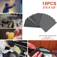 Juego De 15 Piezas De Papel De Arena Abrazable 400-3000 Grados Para Madera Metal Coche Reparación De Muebles Polvo Abrazable - details 4