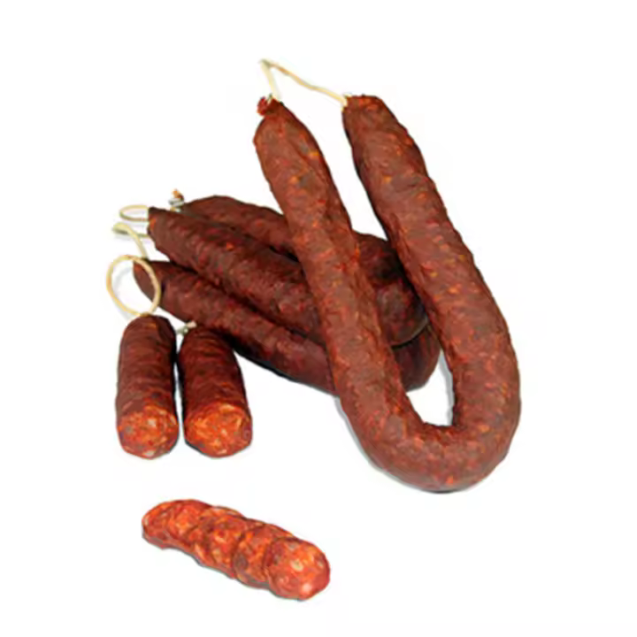 Embutidos La Encina Chorizo Herradura Dulce 450g Aprox - Sabor Auténtico y Tripa Natural. 2 Unidades - 1