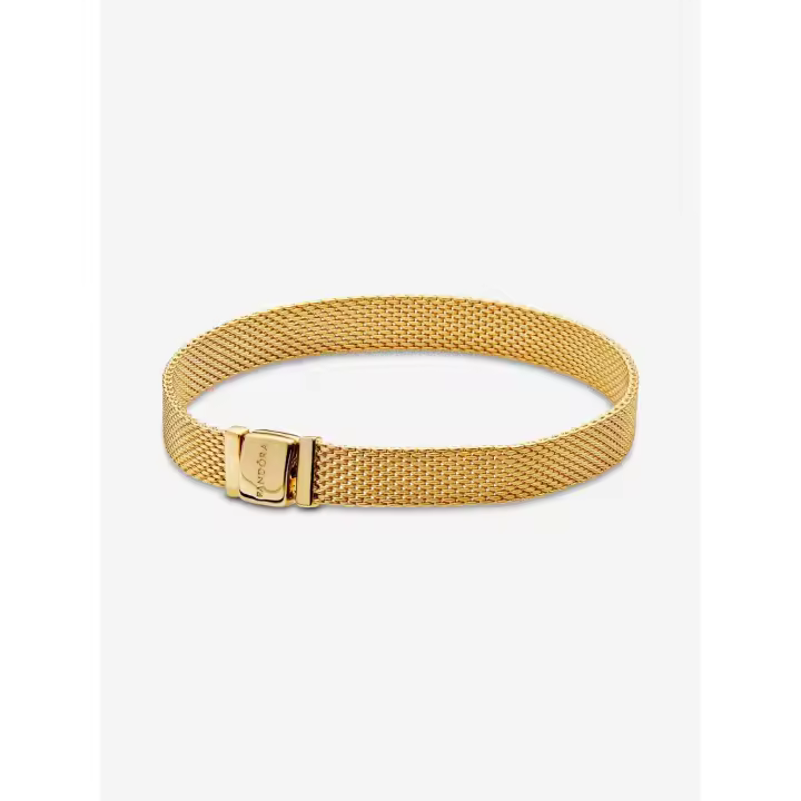 Pandora - Pulsera de Malla™-Baño de Oro de 14K - 1