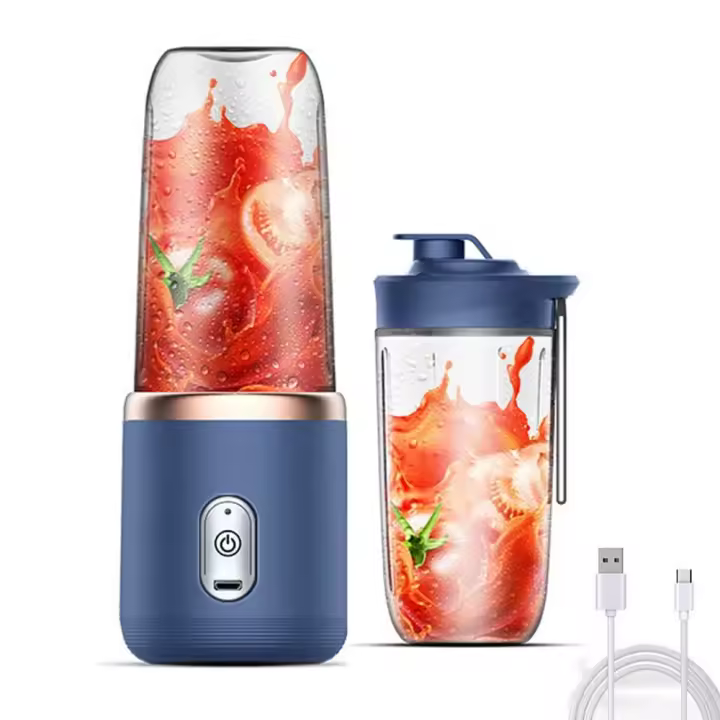 Exprimidor de frutas portátil para viaje deportivo, batidos y batidos, 6 cuchillas - 1