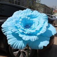 Nuevas Grandes Flores Artificiales De Paeonia PE 50cm Para Exhibición De Ventanas Simulación De Pétalos De Flor Para Fotografía Y Decoración Del Hogar - details 0