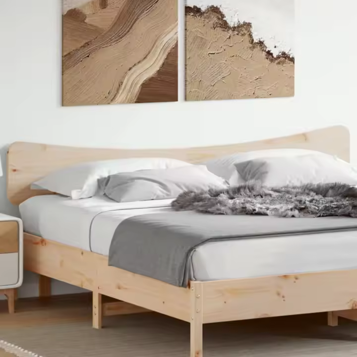vidaXL Cabecero de madera maciza de pino 200 cm - 1