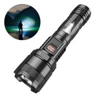 Linterna LED De Alta Brillo Con Mostrador De Energía Luz Fuerte Alta/Media Y Estroboscópica Para Camping Y Emergencias - details 0