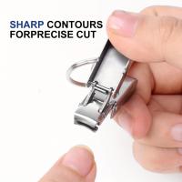 Mini Cortauñas Portátil Con Llavero Para Viajes Y Ocio Cortauñas Pequeño Para Uso Doméstico Material De Acero Inoxidable - details 2