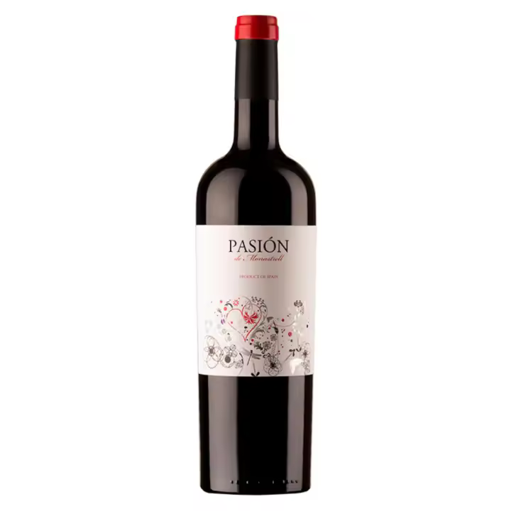 NuevosVinos - Vino Tinto Pasión de Monastrell Tinto 75cl Vino Ecológico - 1
