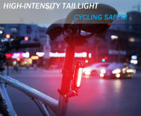 Luz Trasera De Bicicleta LED Recargable Para Ciclismo Seguridad Fácil Instalación MTB Carretera Casco Luz Delantero Y Trasero - details 5