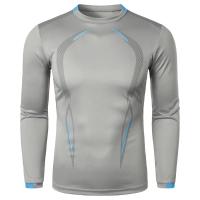 Camiseta De Manga Larga Para Hombre Auténtica Secado Rápido Ligera Transpirable Estilo Deportivo Sobredimensionada Para Fitness Y Uso Diario - details 8