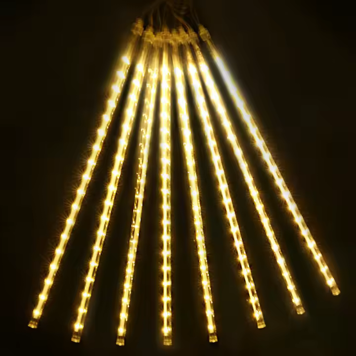 1pc Luz De Lluvia De Meteoros LED 50CM Impermeable Para Decoración De Jardín Navidad Fiesta De Año Nuevo Con Luces De Hidrau - 1