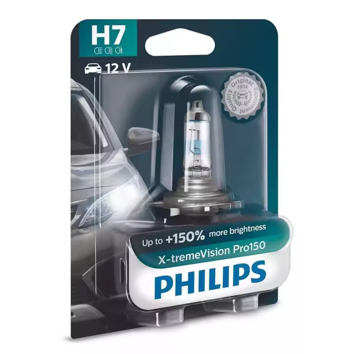Bombilla de coche X-Tremevision Pro150 H7 Faros delanteros +150%, Blister Individual Osram - 1