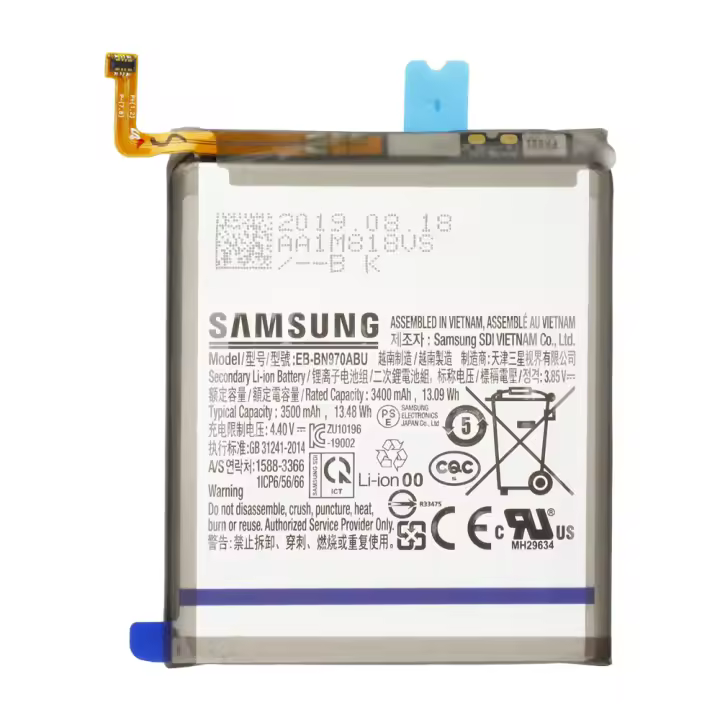 Samsung Galaxy Note 10 - Batería Original EB-BN970ABU - Capacidad 3500 Mah - Nueva Fabricacion - Accesorio Original - Service Pack - 1