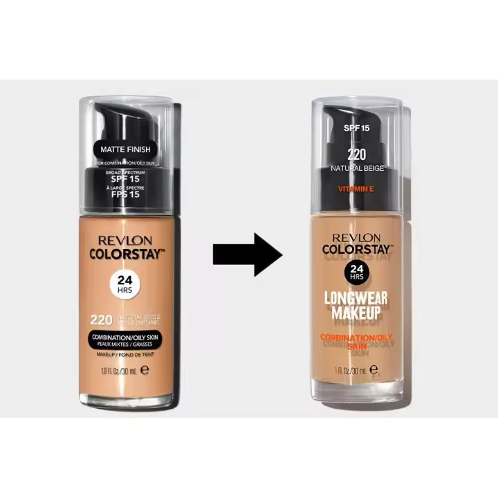 Colorstay Foundation Combination/Oily Skin #220-Naturl Beige 30 Ml - 1