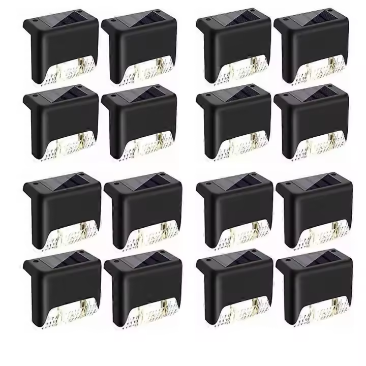 16-Pack Waterproof Solar Lights for Deck, Stairs, Fence, Yard, Patio and Walkway - 1