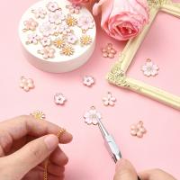 Kit De 25 Piezas De Colgantes De Flor En Aleación Y Esmalte Para Accesorios De Collar Y Pulsera DIY Joyería De Moda - details 5