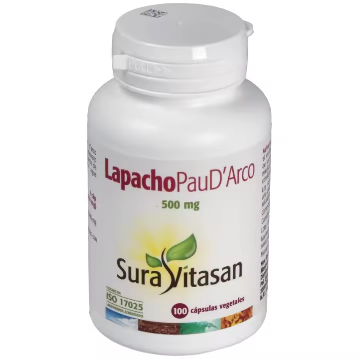 Sura Vitasan Lapacho Pau D'Arco 500Mg 100 Cápsulas - 1
